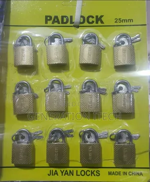 A Set of Mini Padlocks -12 Pieces - 25mm