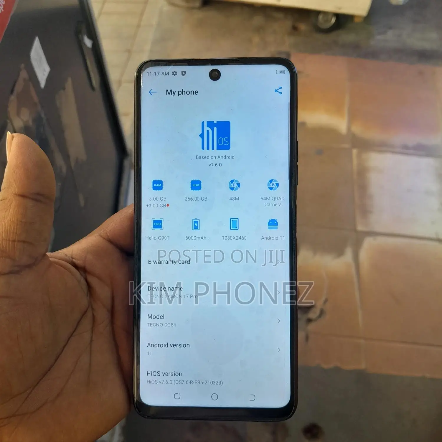 Tecno Camon 17 Pro 256 GB Gray