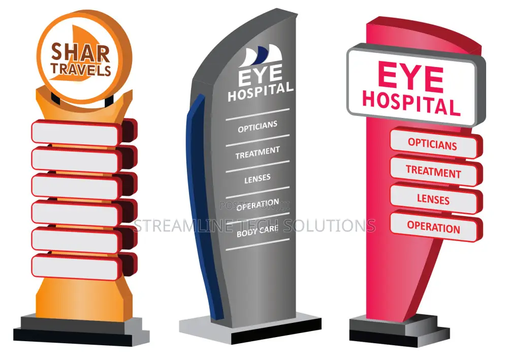 3D /2d/ Lightbox Posters/Signages