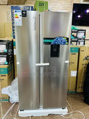 Hisense 670L Side by Side Refrigerator Inox Silver