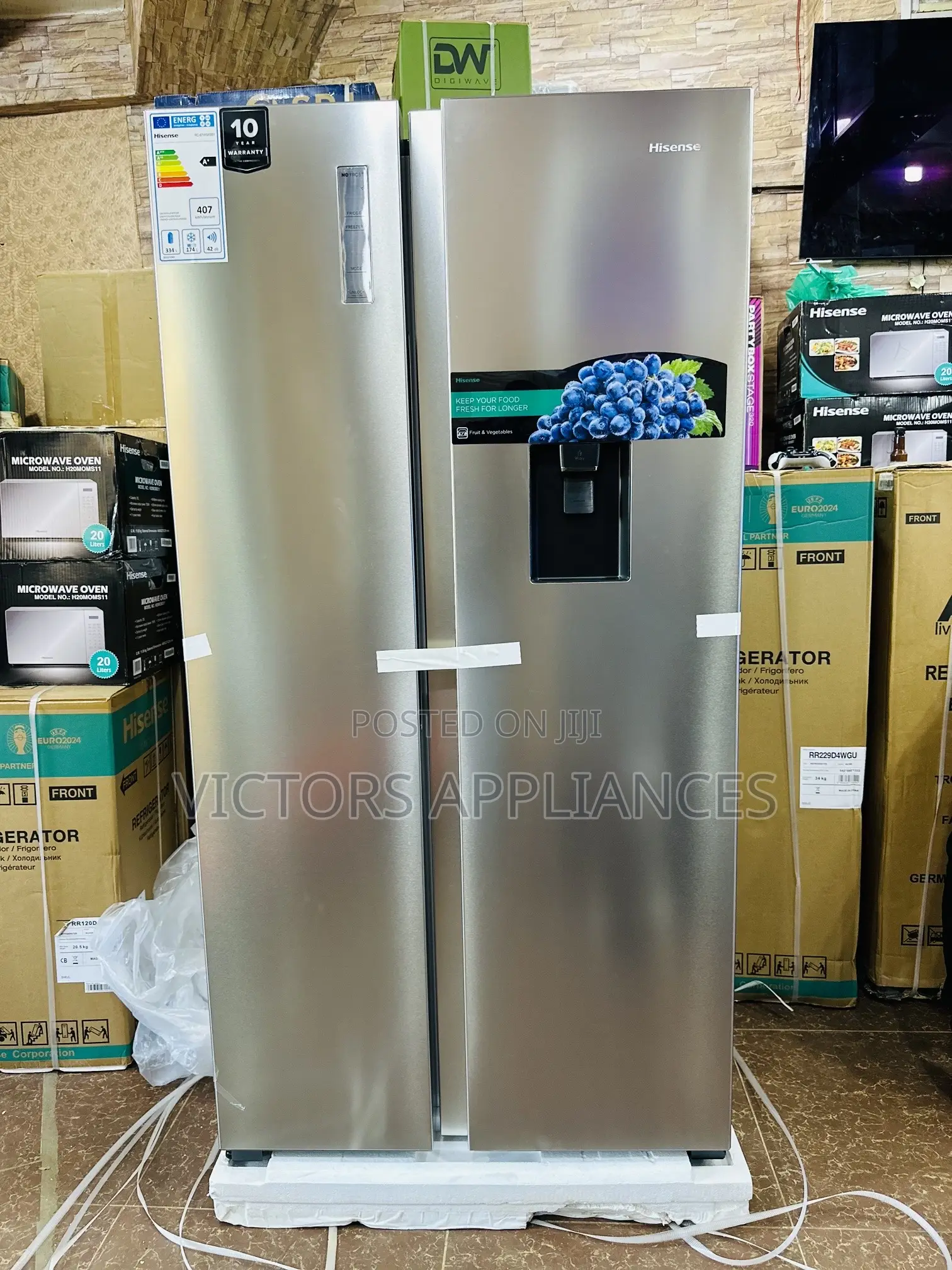 High End Hisense Side by Side Refrigerator 670L
