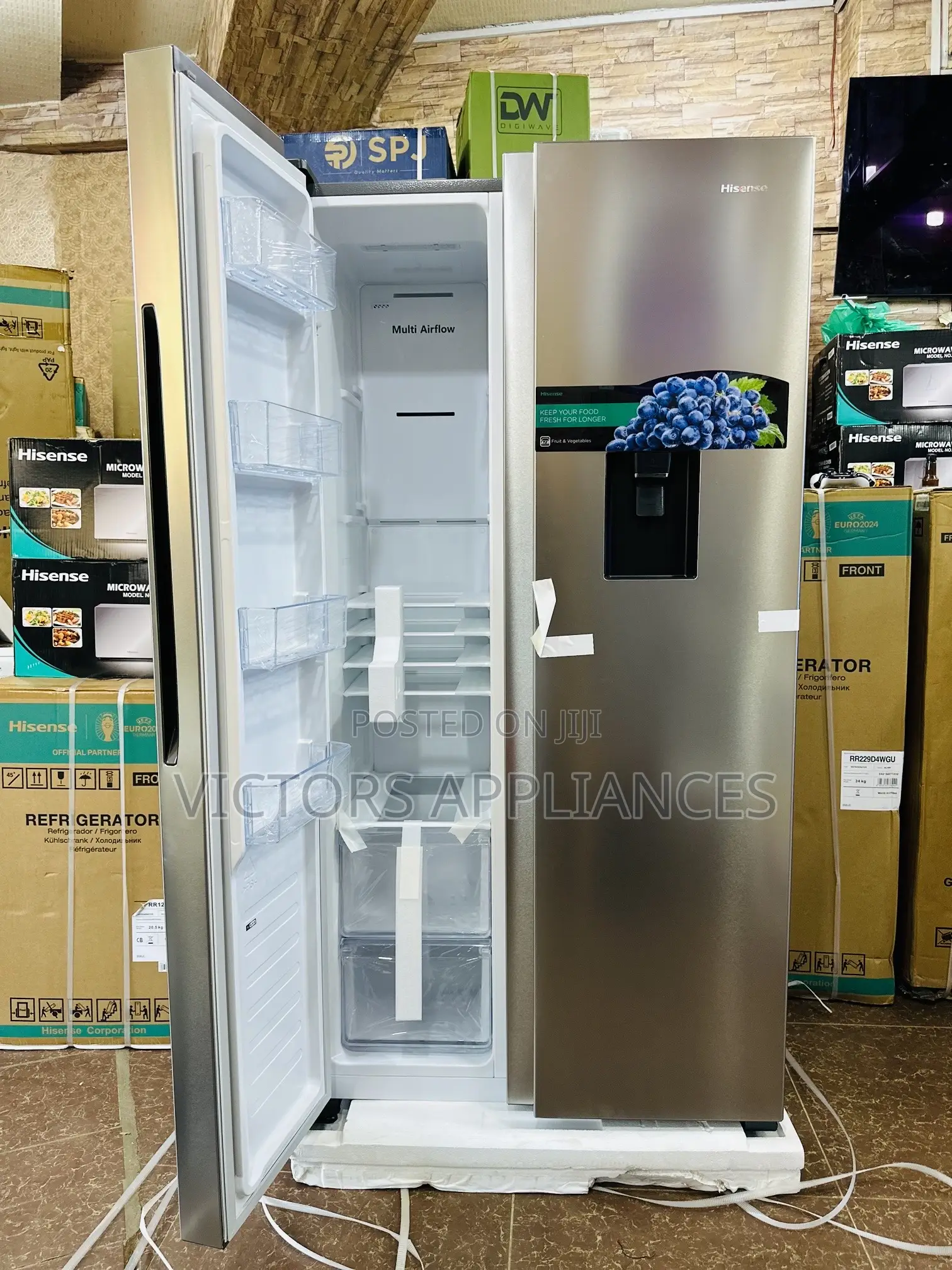 Brand New Hisense 670L Side by Side Refrigerator NEW MODEL