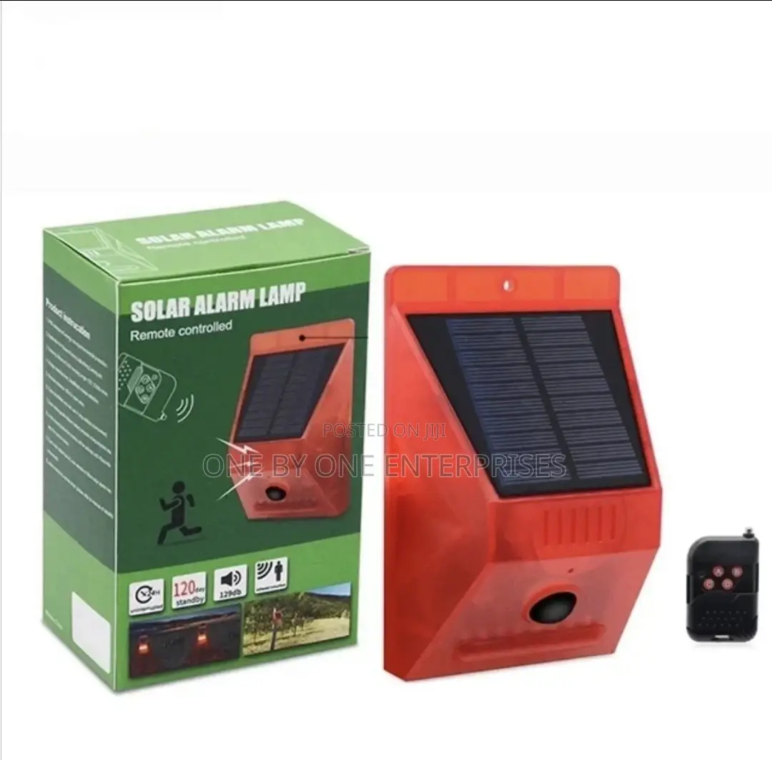 Solar Alarm Motion Sensor Human Detection Alarm System