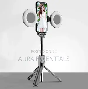 Selfie Stick Tripod With 2 Fill Lights