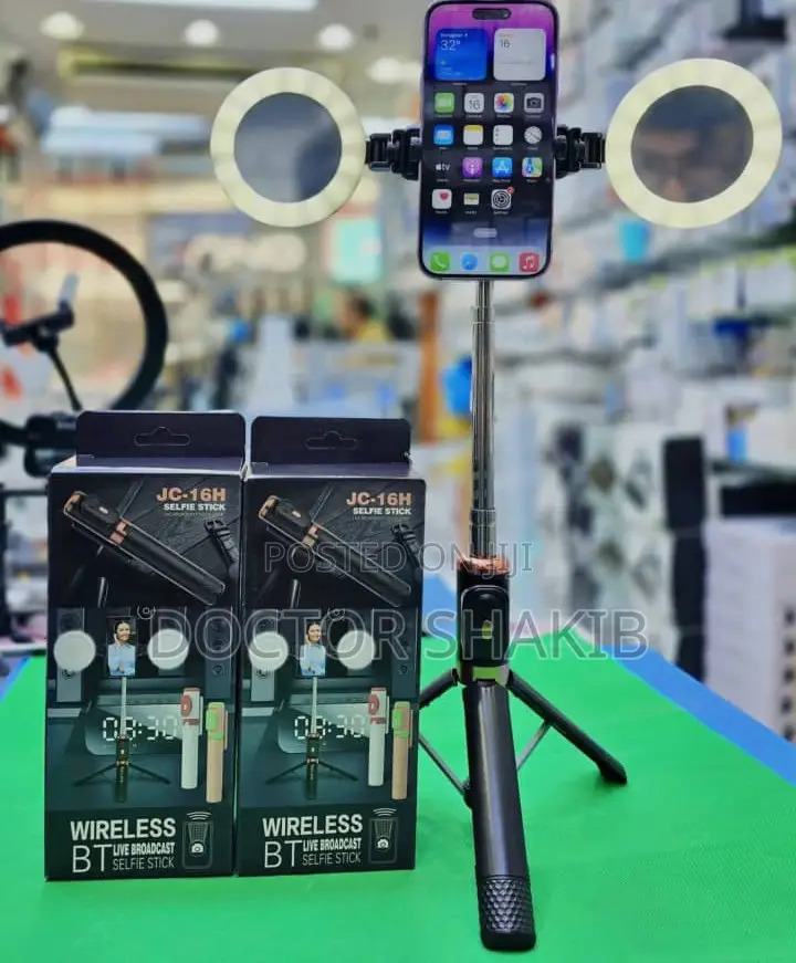 Wireless BT Live Broadcast Selfie Stick