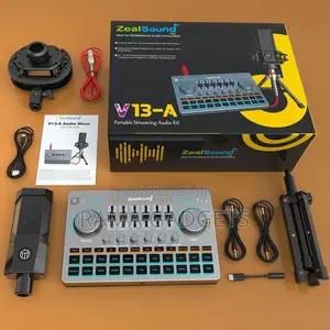 Zealsound Podcast Equipment Bundle,Audio Interface-All