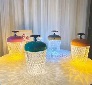 New Touch Crystal Pinecone RGB Night Light