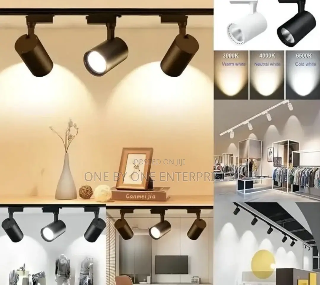 Foldable COB Led Lights Track System Fixture