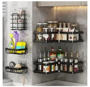 Generic 5pcs Durable Corner Shower Caddy Set
