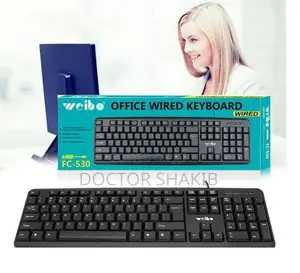 New Branded Ffice Wired Keyboard