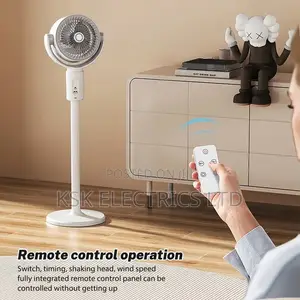 Folding Portable Fan USB Remote Control Air Rechargeable