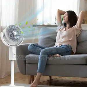 Folding Portable Fan USB Remote Control Air Rechargeable