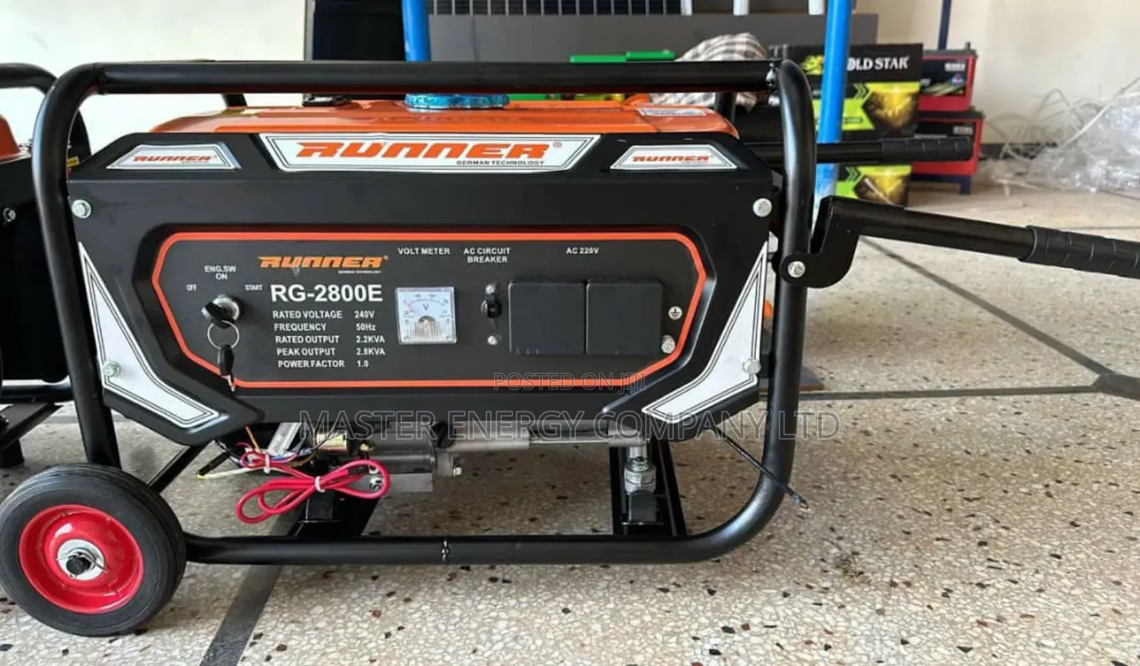 2.8kva Runner Generator Manual Starter, German Make