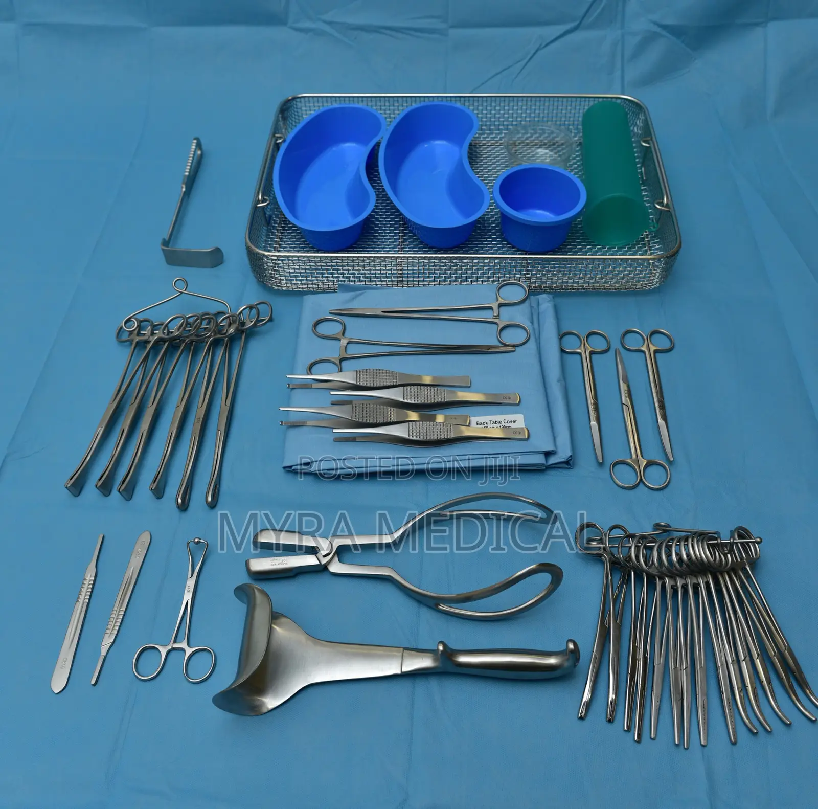 Caesarean Section Instrument Set.
