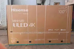 Hisense 100inch Mini-Led Uled Smart Tv Available