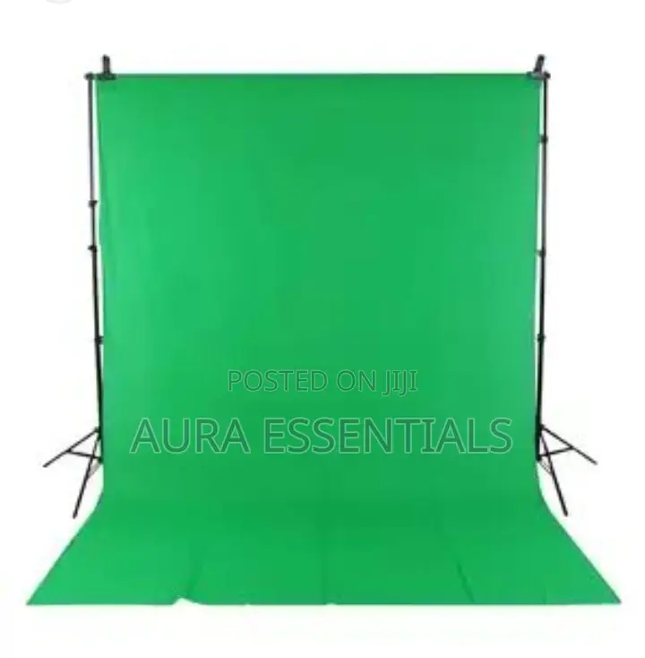 3m By 3m Back Drop/Green Screen With Stand