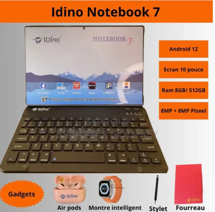 New Idino Notebook 7 256 GB Blue