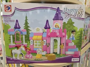 86pcs Happy Princess Fairy Castle Playset