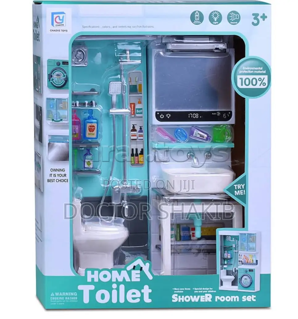 New Kids Shower Room Playset