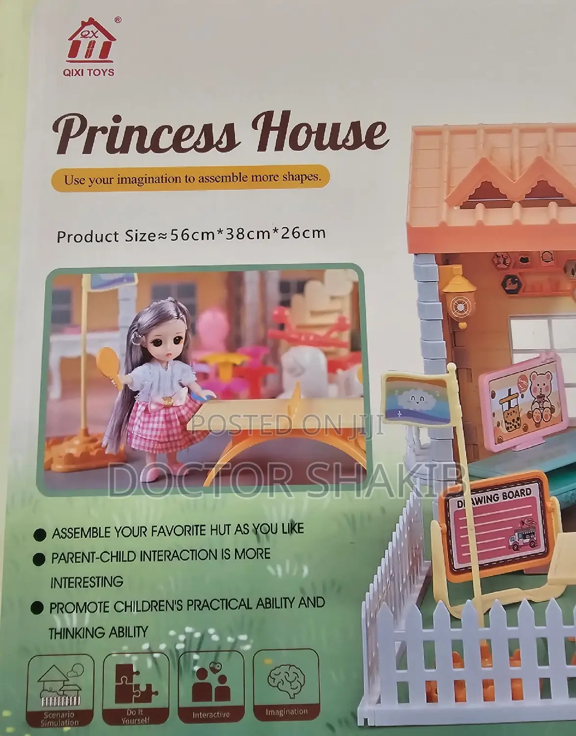 New 89pcs Children Fun Creative Play House
