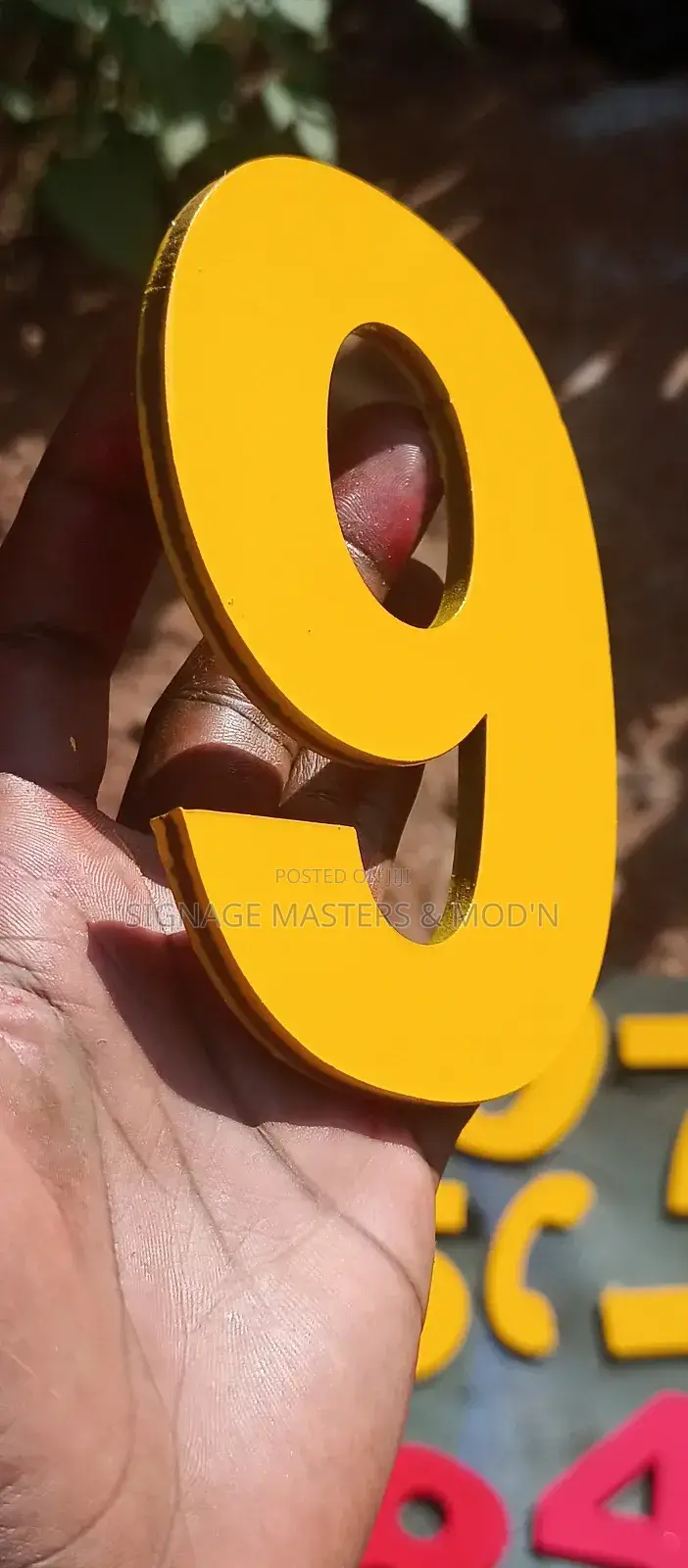 2d Pre- Painted Letters