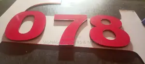 2d Pre- Painted Letters