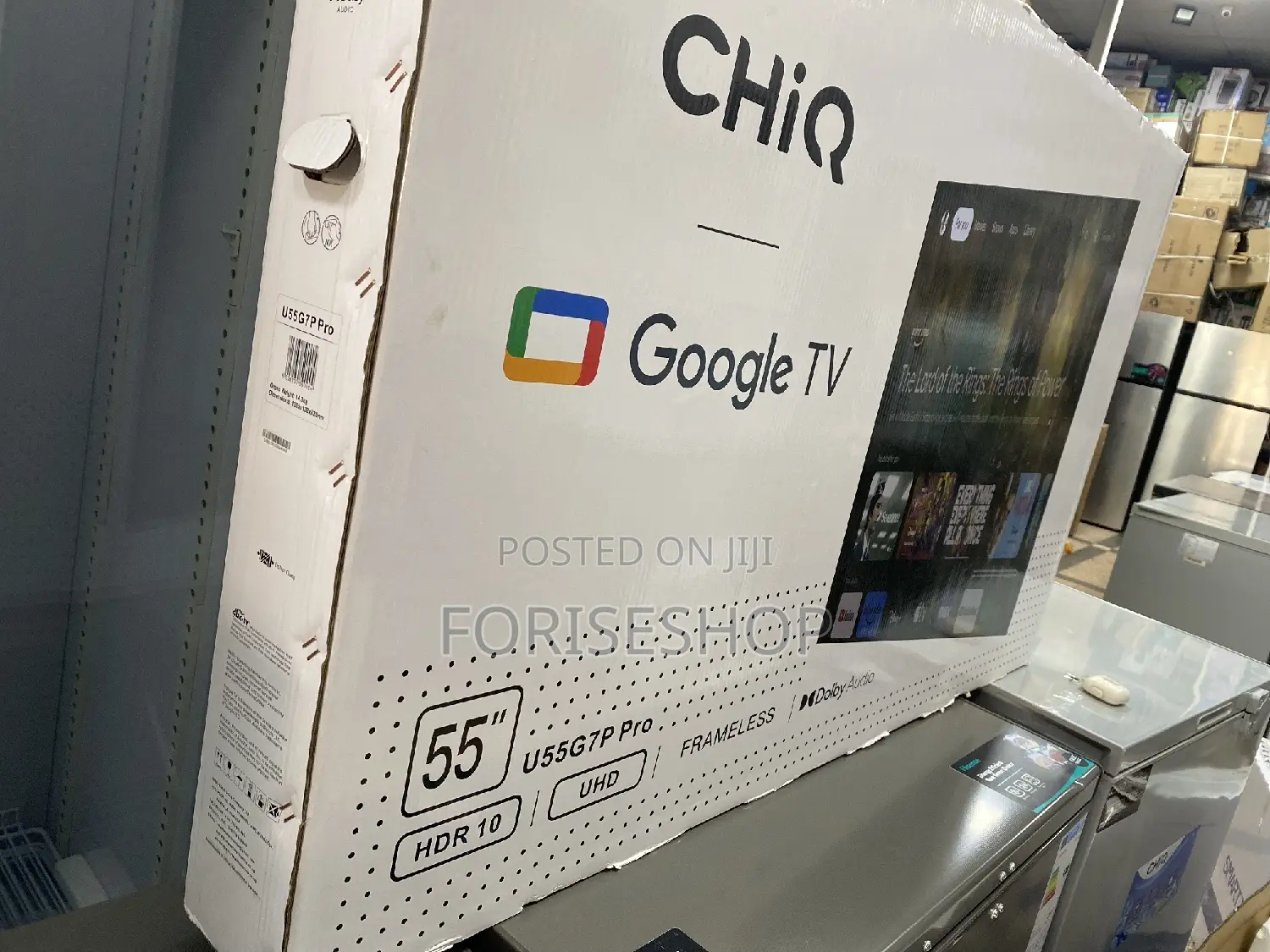 Chiq 55inch Smart Android TVS Available