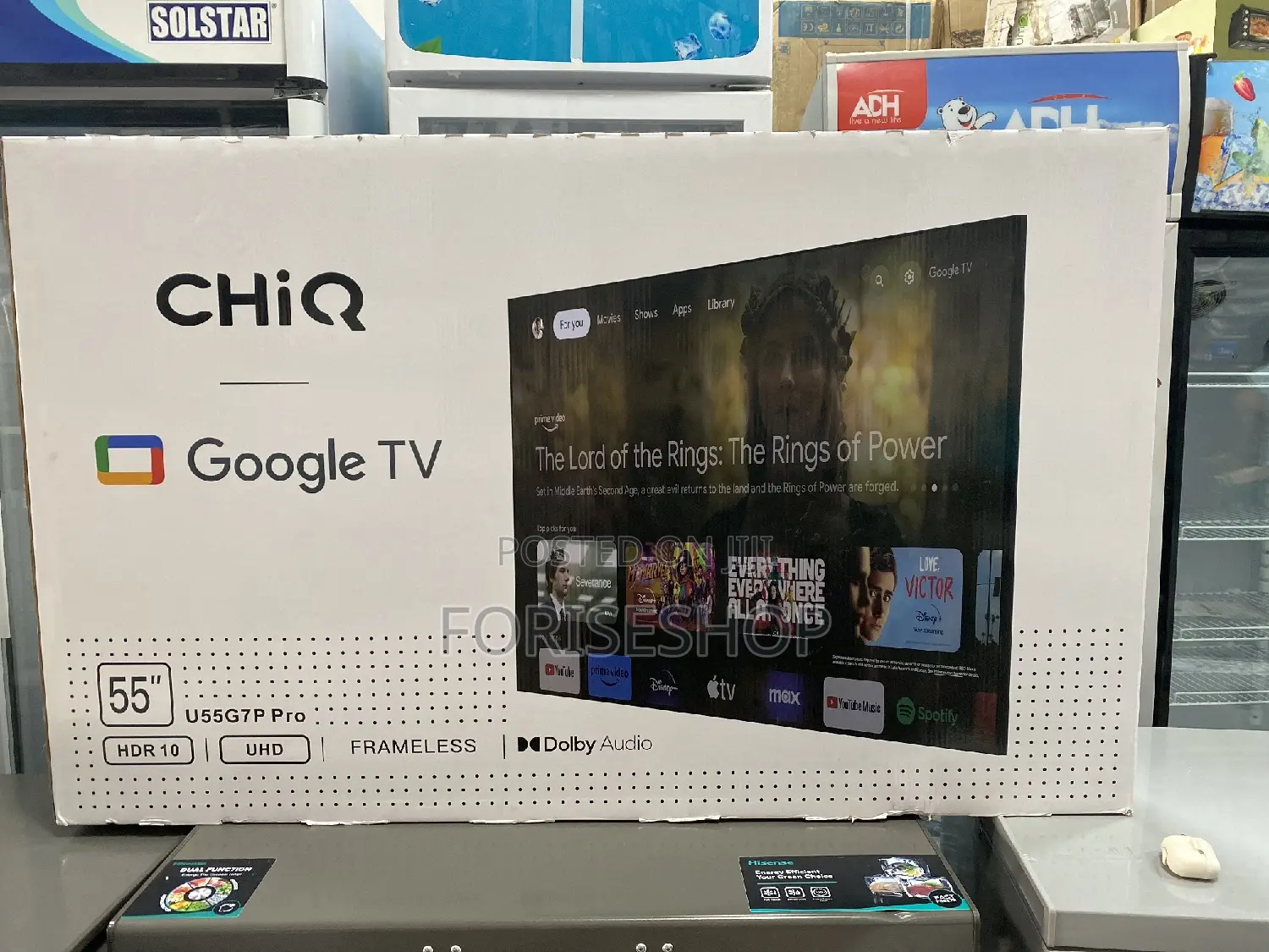 Chiq 55inch Smart Android TVS Available