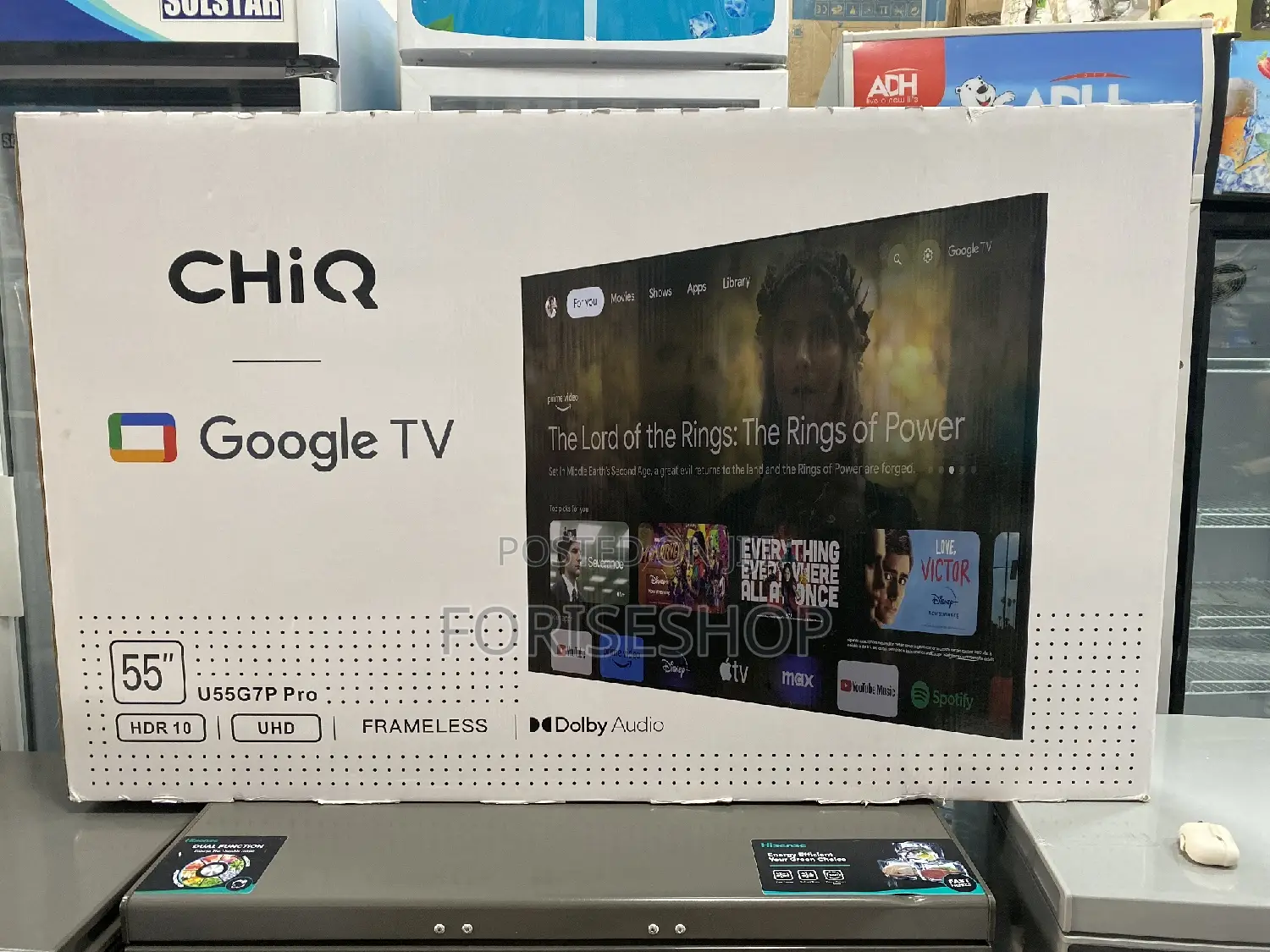 Chiq 55inch Smart Android TVS