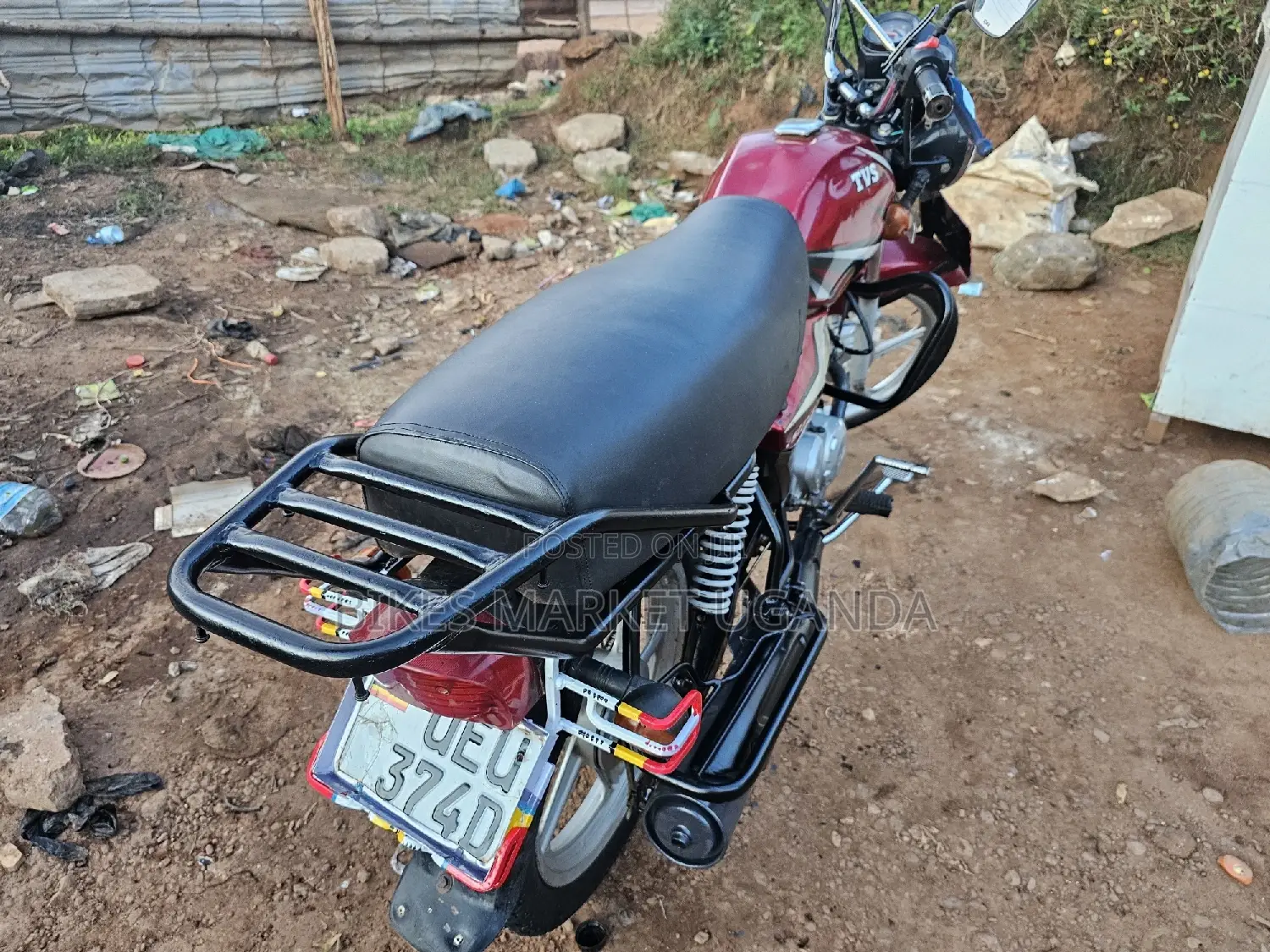 TVS HLX 125 2018 Red