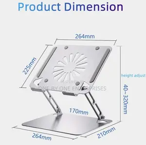 Laptop Stand, Adjustable Foldable Tablet Holder for Laptops