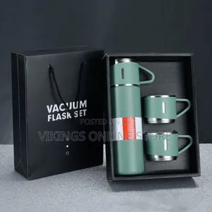 Thermos Mug With 3 Cups/Thermal Insulated/