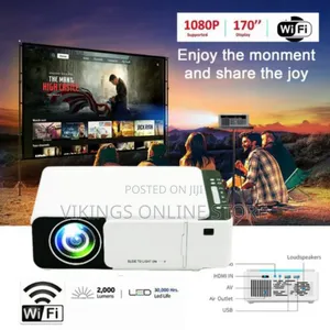 Borrego T5 1024x600 Resolution Smart Projector,
