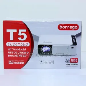 Borrego T5 1024x600 Resolution Smart Projector,