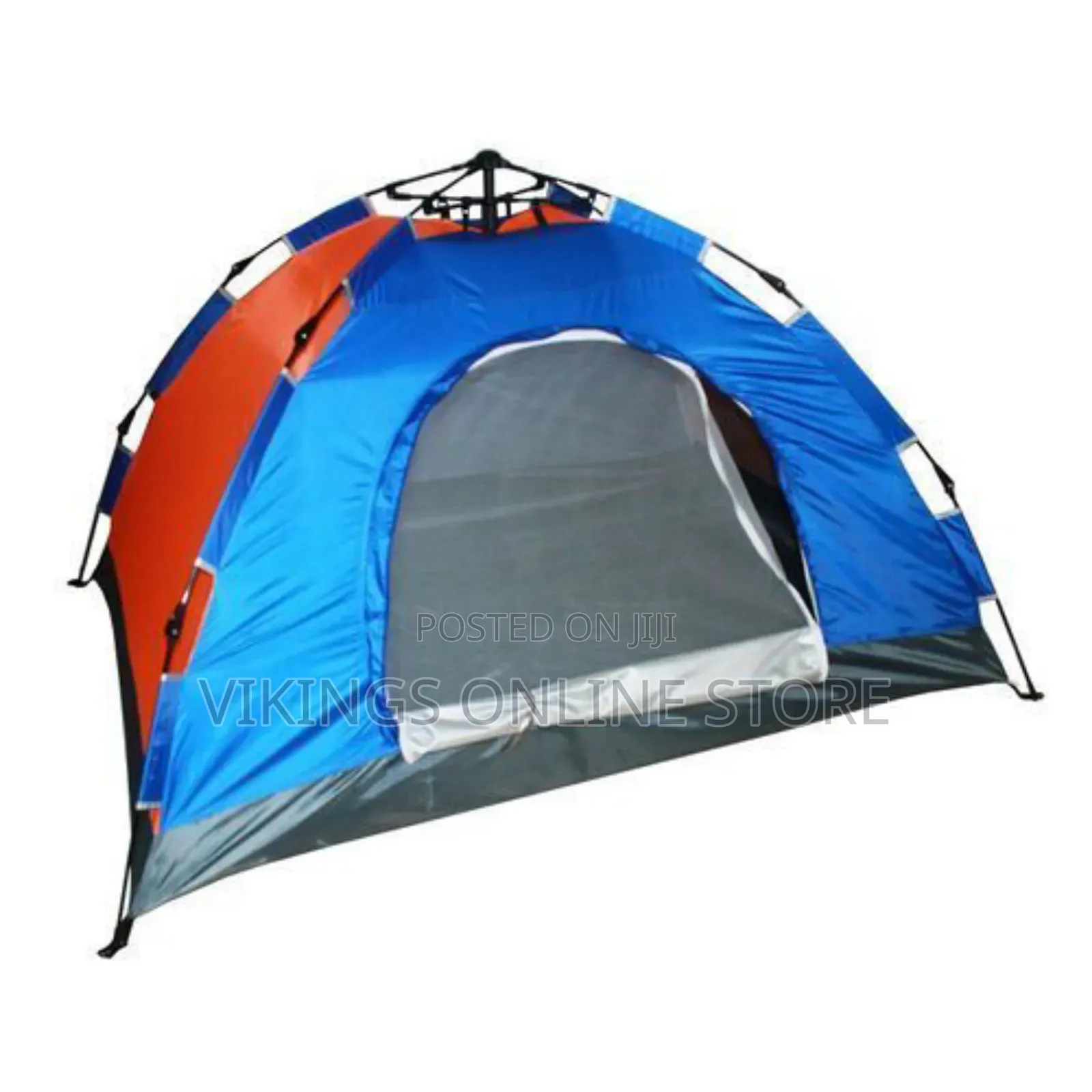 3 Person Auto Pop Up Waterproof Camping Tent - Multicolor