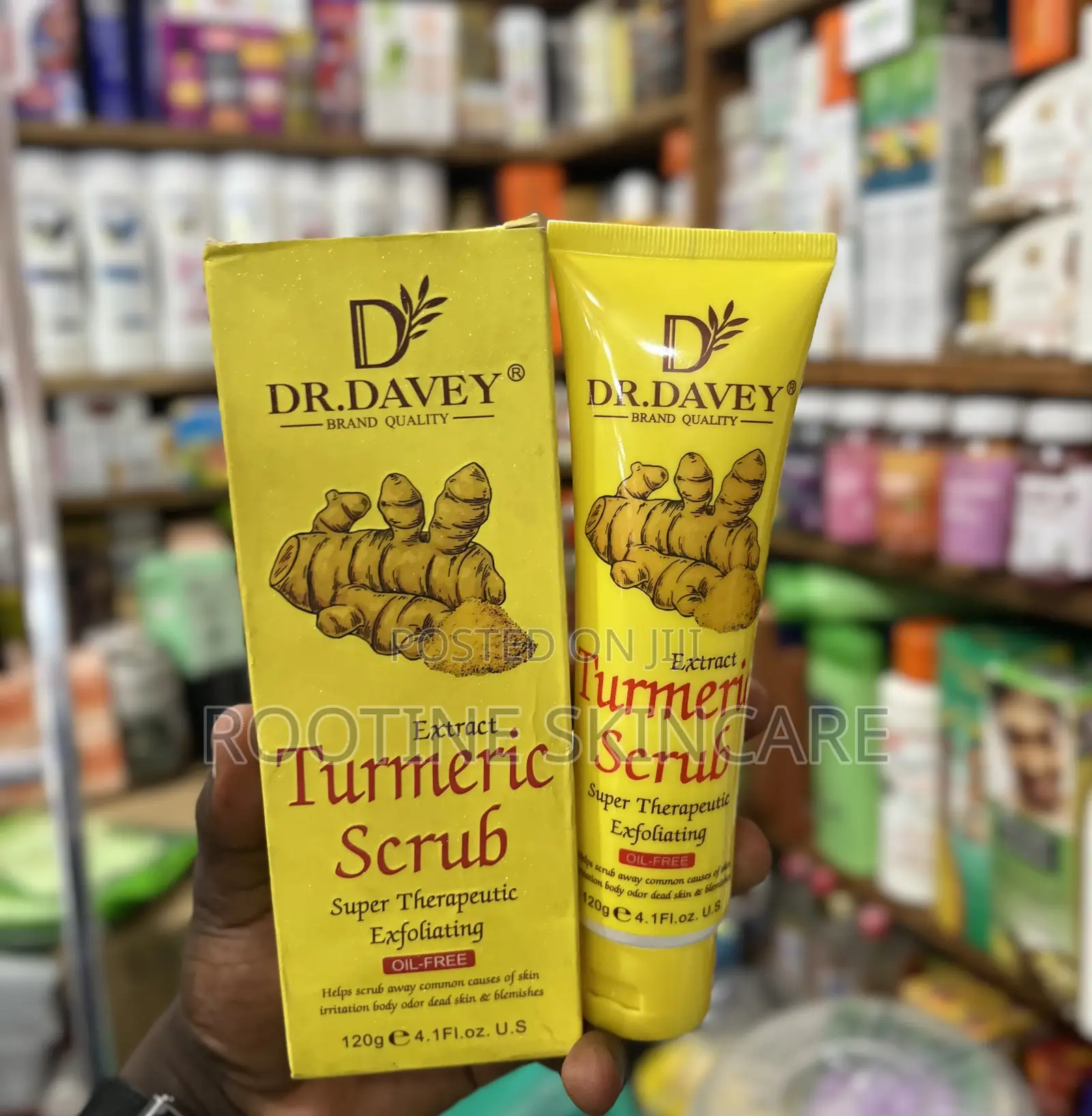 Dr Davey Tumeric Extracted Exfoliating Scrub