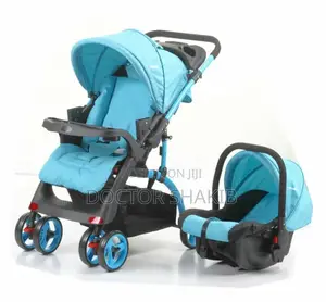 2-in-1 Travel System Stroller Pushchair Pram Baby Car Seat
