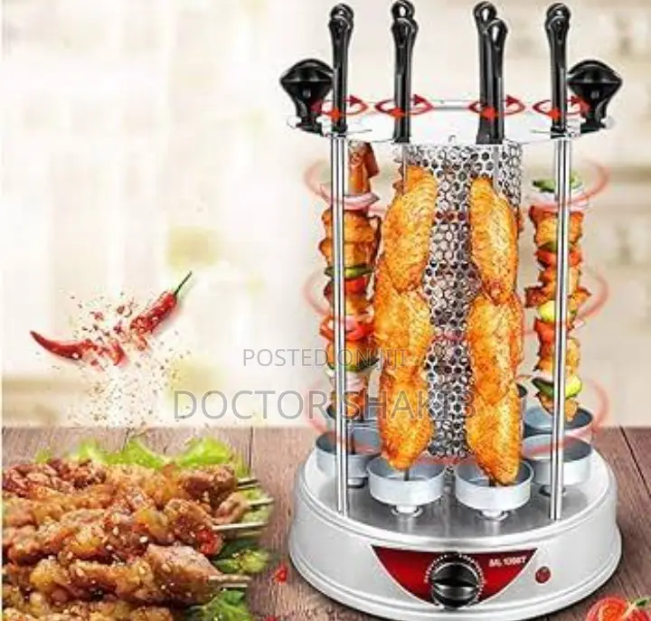 New Automatic Rotating Smokeless Grill