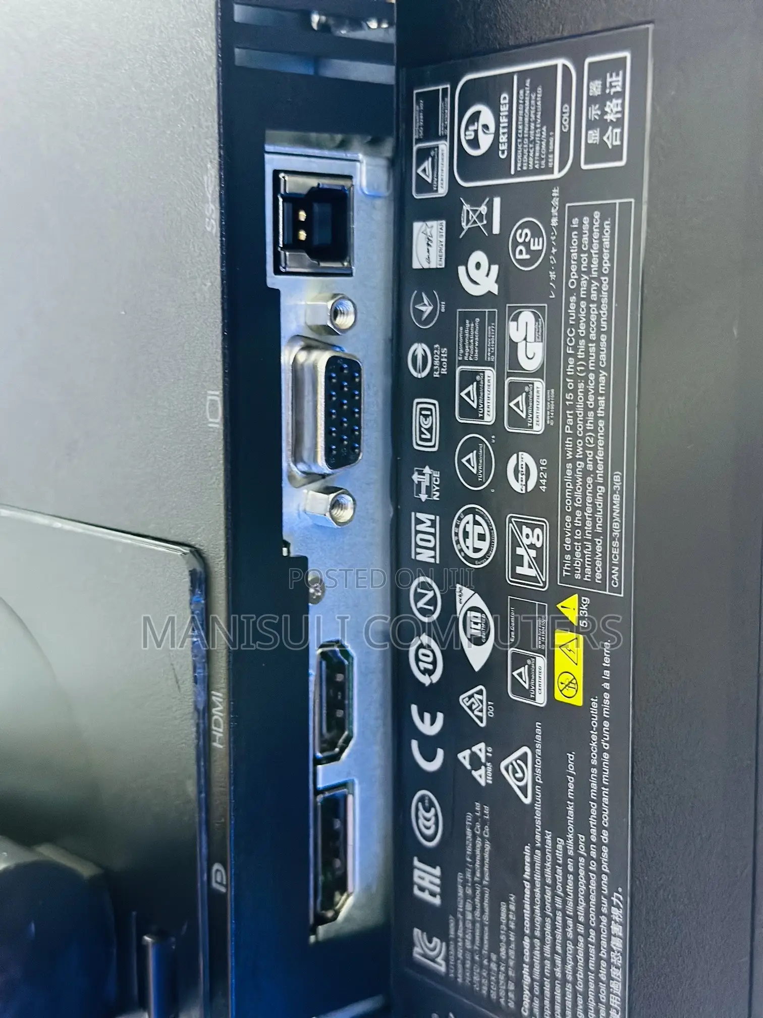 Monitor Lenovo 24 Inch Screen Ips, USB 3.0, HDMI, DP,