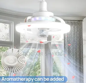 New Modern Intelligent Rotation Ceiling Fan Light