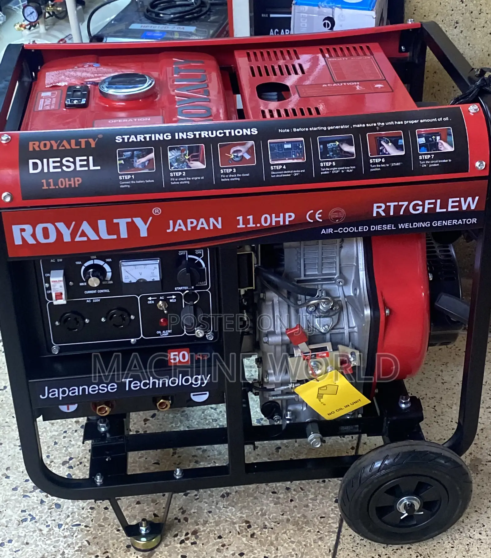 RG186FE 6.5kw Generator Japan Open