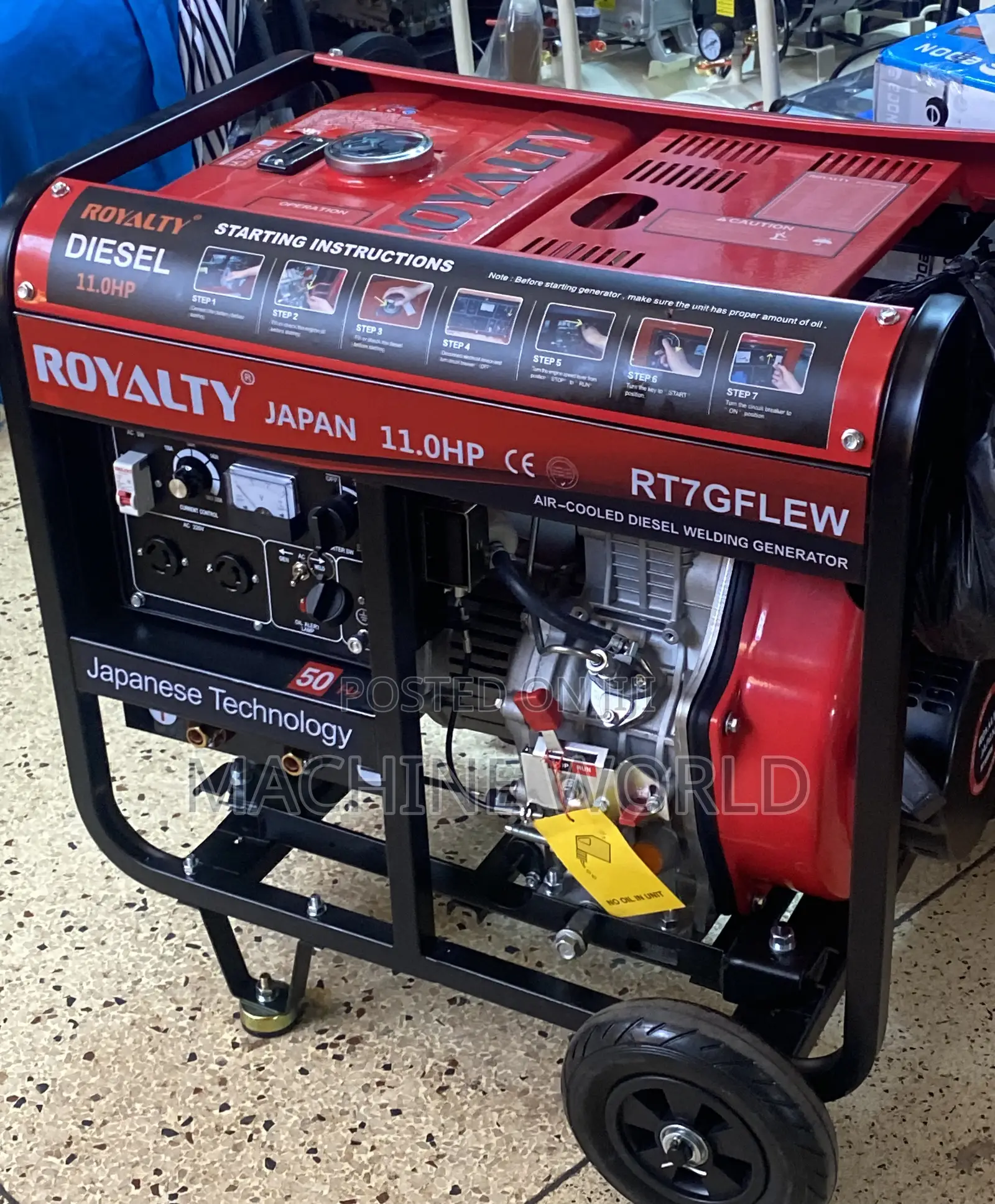 RG186FE 6.5kw Generator Japan Open