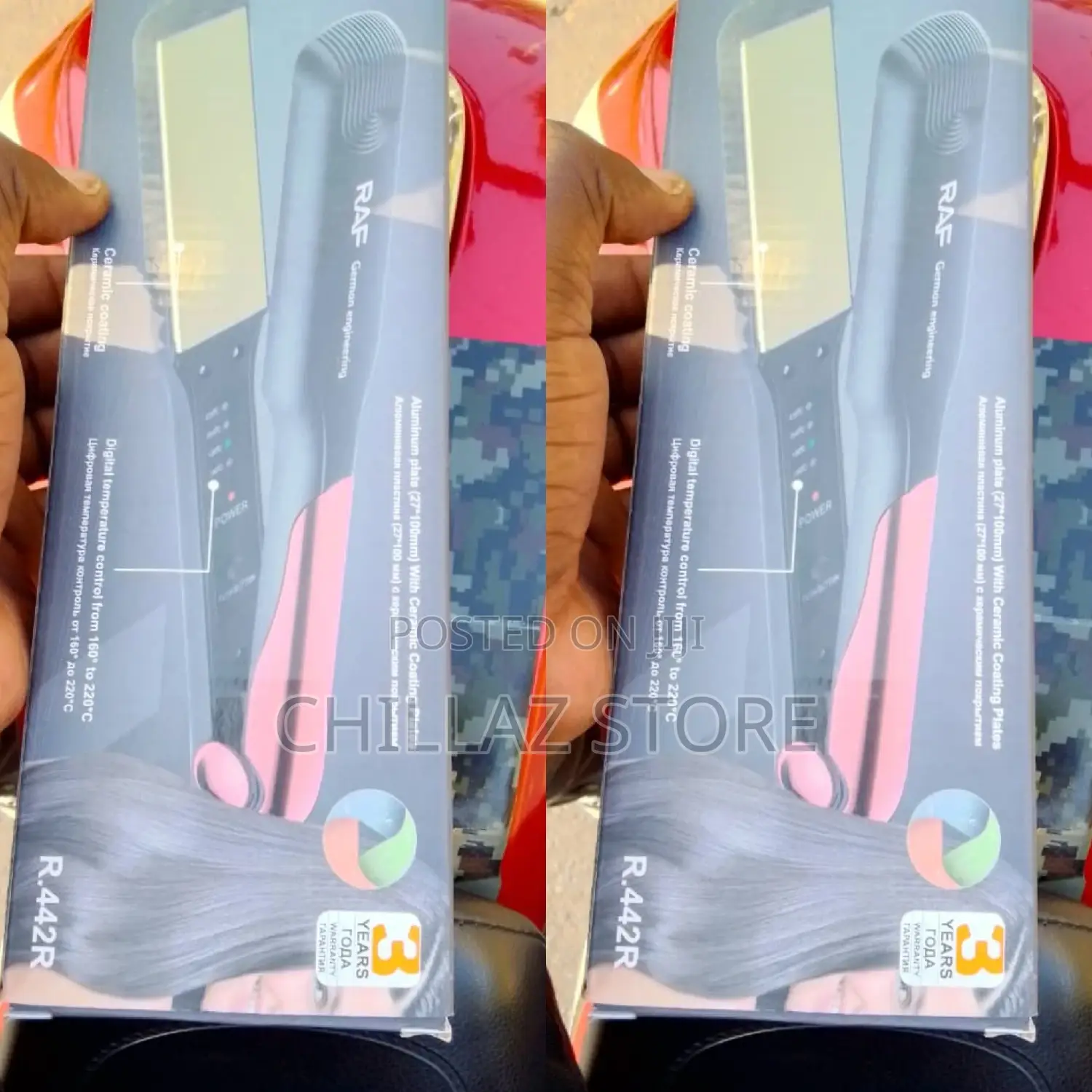 Electric RAF Hair Iron