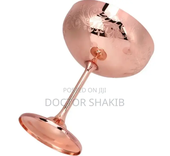 New Metal/Copper Champagne Goblet Bar Cup