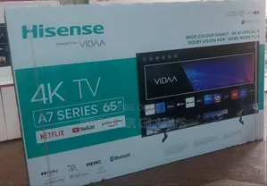 65 Inches Led Hisense Smart UHD Digital Flat Screen.