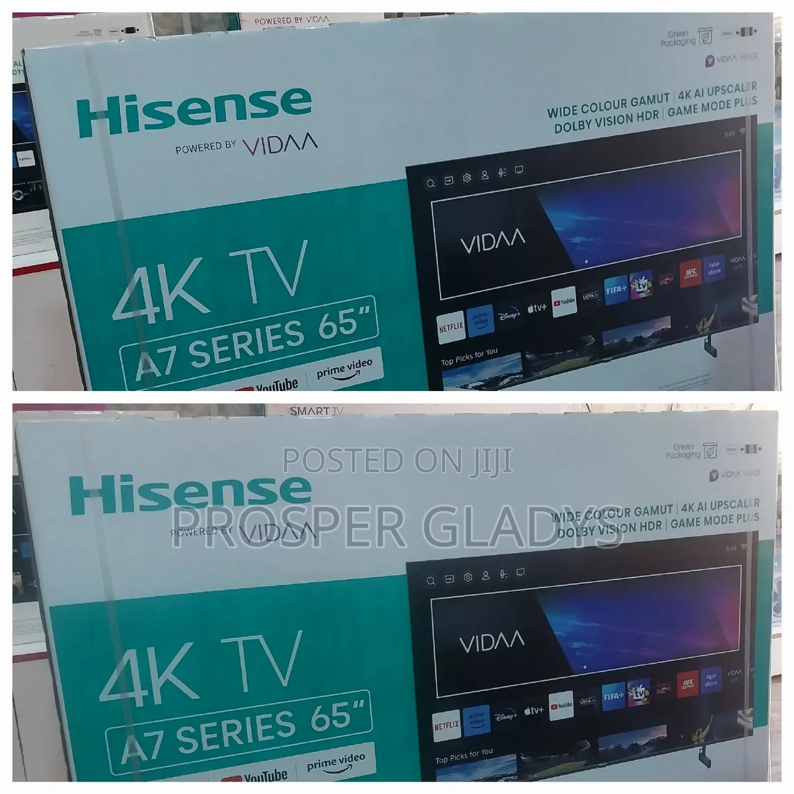 65 Inches Led Hisense Smart UHD Digital Flat Screen.