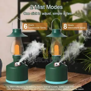 Aromatherapy Diffuser With Rechargeable Fire Lamp