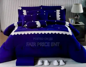 Executive Duvet Cover Set. 15pcs.( Blue)