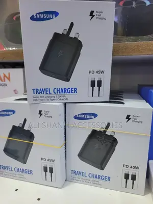 Super Fast Samsung Charger/ TYPE-C TO TYPE-C Travel/Pd 45W
