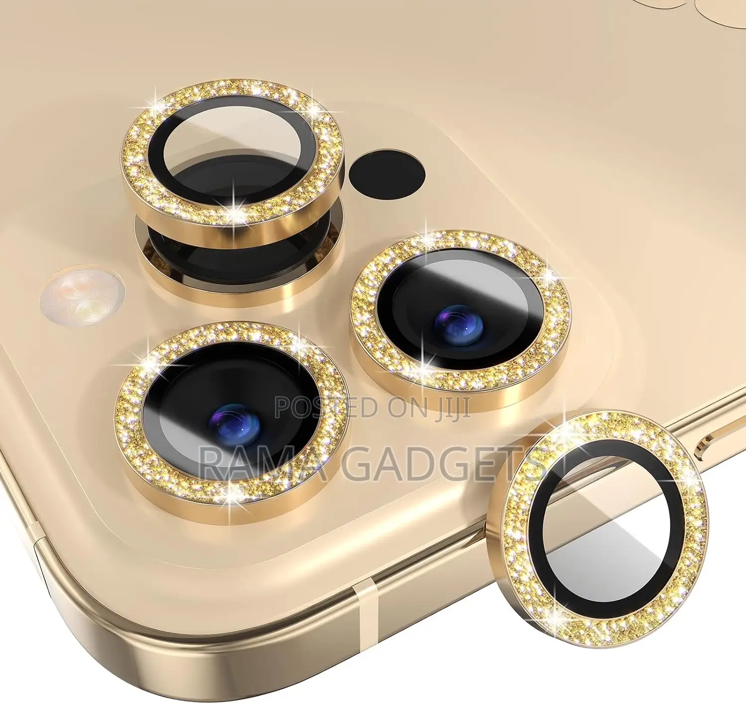 Camera Lens Protector Bling, 9H Tempered Glass